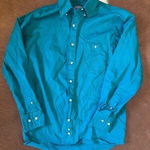 Teal Button-Up Shirt